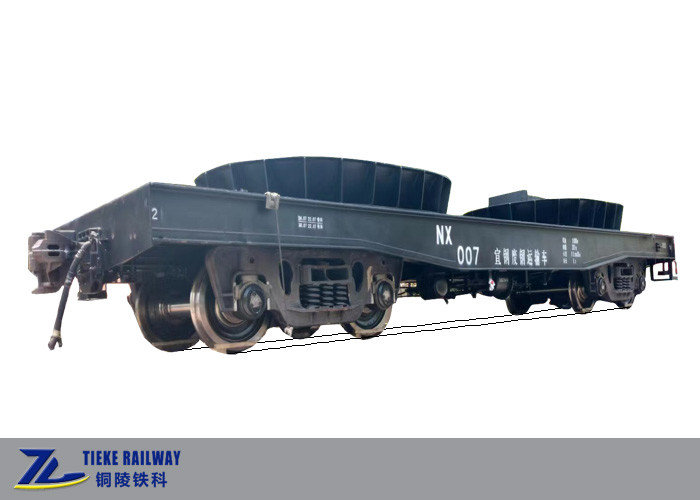 Wagon de rail d'usine en acier de wagon de transport de scories d'acier de wagon de charge lourde 100T