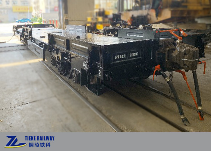 Le chariot ferroviaire 80km/H UIC de fret de bas plancher a approuvé pour la mesure de 1435mm maintiennent le rail