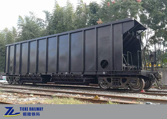 90T de décharge rapide ferroviaire de minerai de fer Hopper Wagons 1435mm Altimètre AAR frein à air