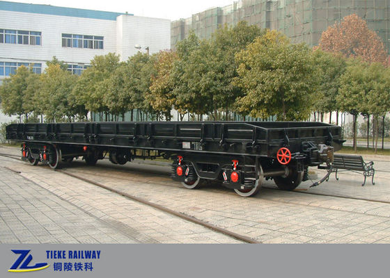 Le chariot ferroviaire 80km/H UIC de fret de bas plancher a approuvé pour la mesure de 1435mm maintiennent le rail