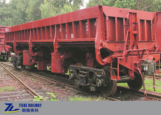remorque de décharge pneumatique de ballast de la décharge 50km/h de capacité latérale ferroviaire de la voiture 27m3