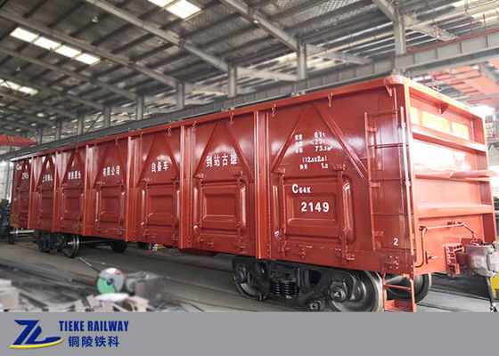 chariot à couvercle serti ferroviaire de charge utile 60t pour la norme ordinaire des marchandises UIC