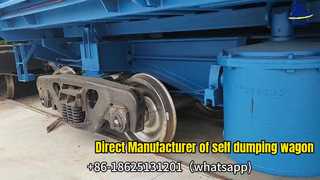 Prix ​​direct d'usine de wagon à dumping automatique de chemin de fer 85T